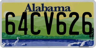 AL license plate 64CV626