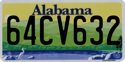 AL license plate 64CV632