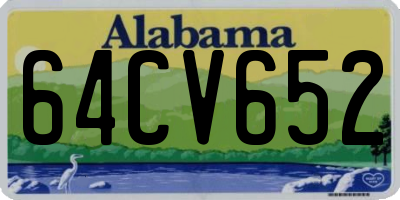 AL license plate 64CV652