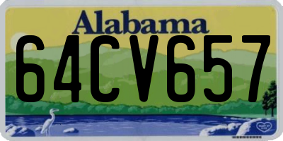AL license plate 64CV657