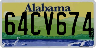 AL license plate 64CV674