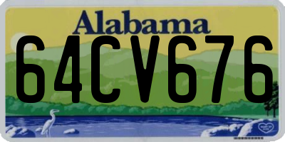 AL license plate 64CV676