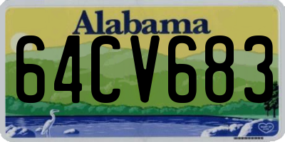 AL license plate 64CV683