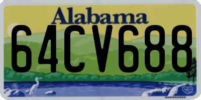 AL license plate 64CV688
