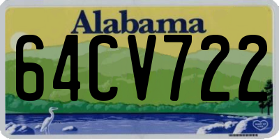 AL license plate 64CV722