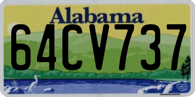 AL license plate 64CV737