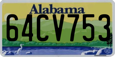 AL license plate 64CV753