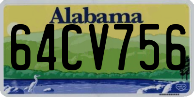 AL license plate 64CV756