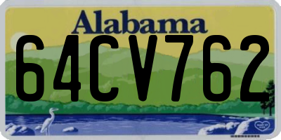 AL license plate 64CV762