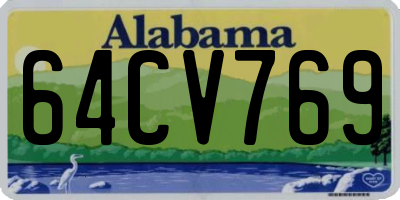 AL license plate 64CV769