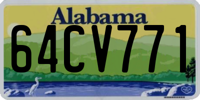 AL license plate 64CV771