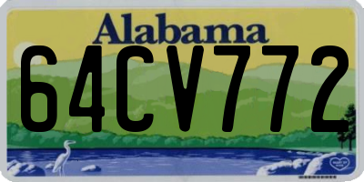 AL license plate 64CV772