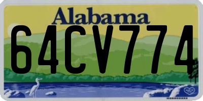 AL license plate 64CV774