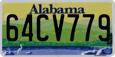 AL license plate 64CV779