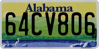 AL license plate 64CV806