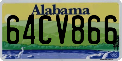 AL license plate 64CV866
