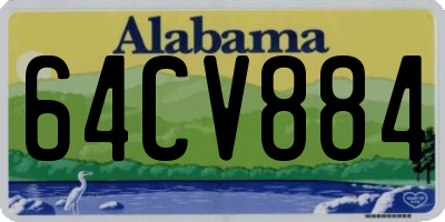 AL license plate 64CV884