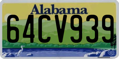 AL license plate 64CV939