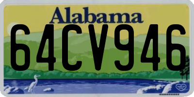 AL license plate 64CV946