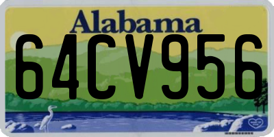 AL license plate 64CV956