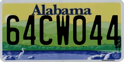 AL license plate 64CW044