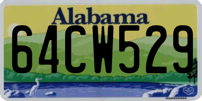 AL license plate 64CW529