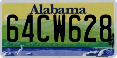 AL license plate 64CW628