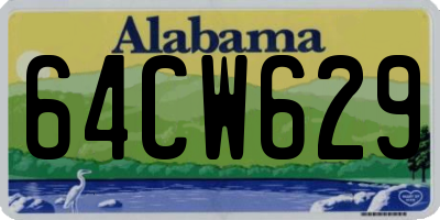 AL license plate 64CW629