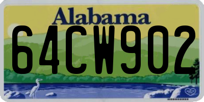 AL license plate 64CW902