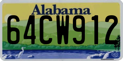 AL license plate 64CW912
