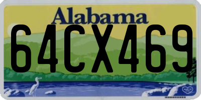 AL license plate 64CX469