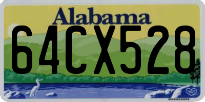 AL license plate 64CX528