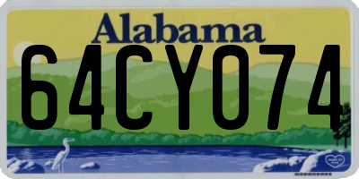 AL license plate 64CY074