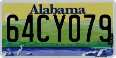 AL license plate 64CY079
