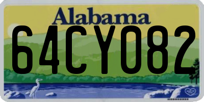 AL license plate 64CY082