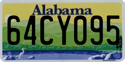 AL license plate 64CY095