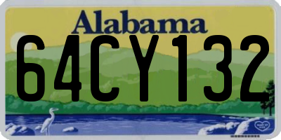 AL license plate 64CY132