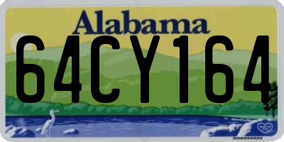 AL license plate 64CY164