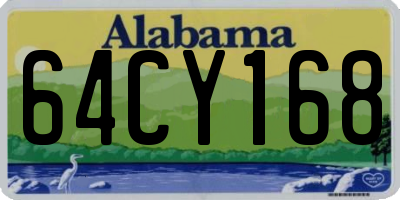 AL license plate 64CY168