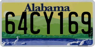 AL license plate 64CY169