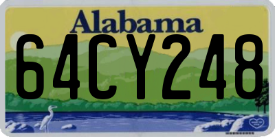 AL license plate 64CY248