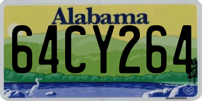 AL license plate 64CY264