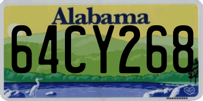 AL license plate 64CY268