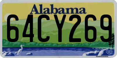 AL license plate 64CY269