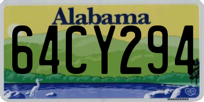 AL license plate 64CY294