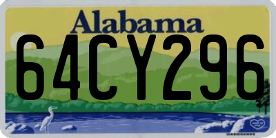 AL license plate 64CY296