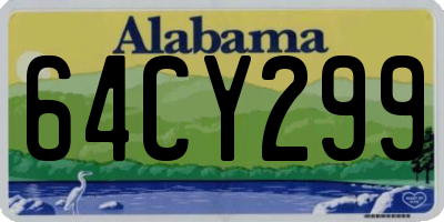 AL license plate 64CY299