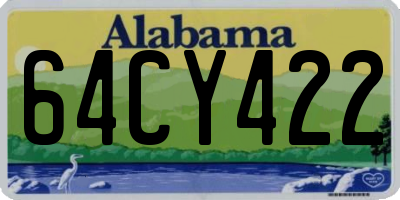 AL license plate 64CY422