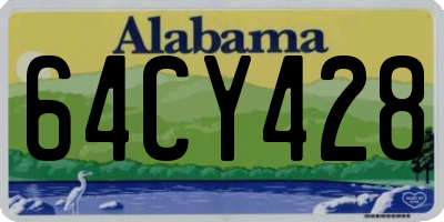 AL license plate 64CY428