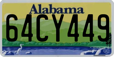 AL license plate 64CY449
